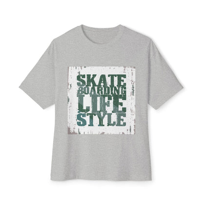 Skateboarding Lifestyle Oversized Boxy Tee - Men's Graphic T-Shirt