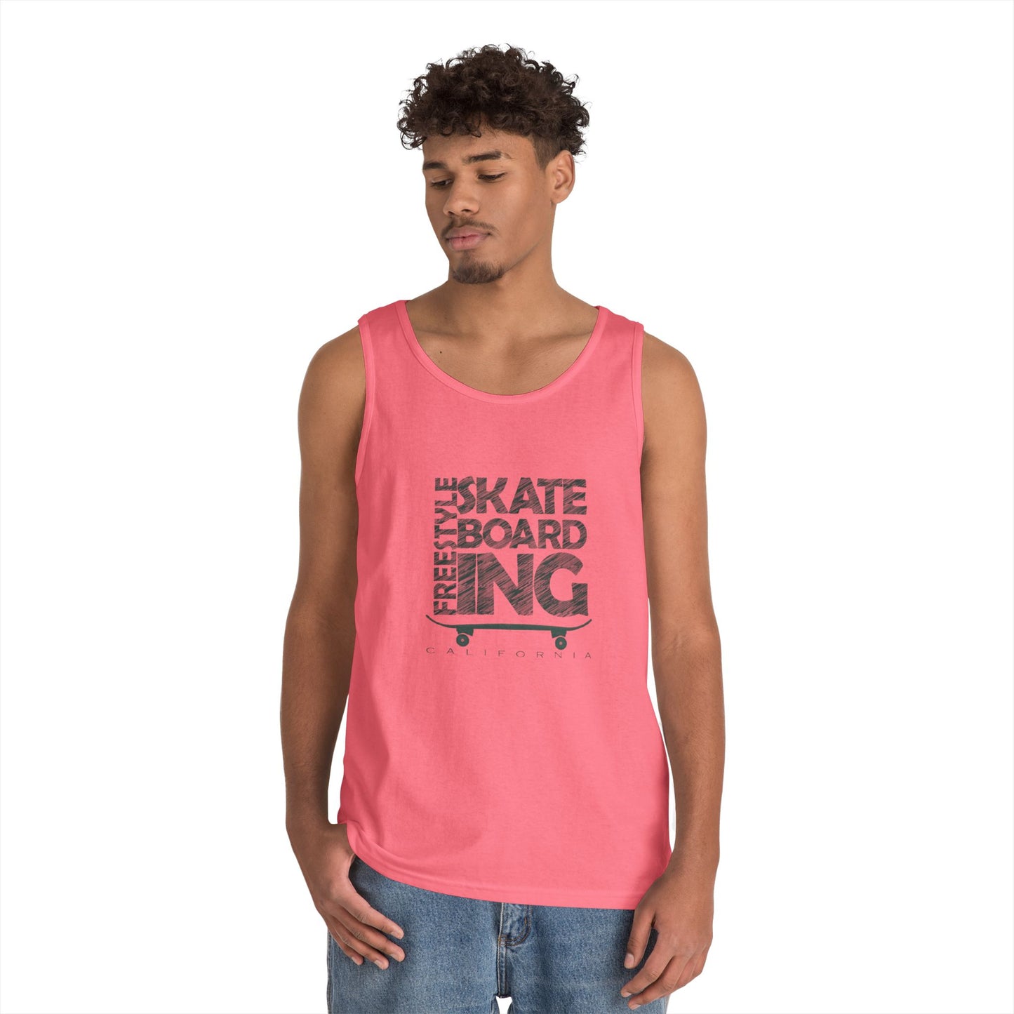 Freestyle Skateboarding Tank Top for Summer Adventures