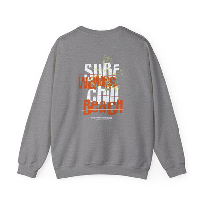 Funny Christmas Santa Crewneck Sweatshirt | Holiday Cheer | Men's