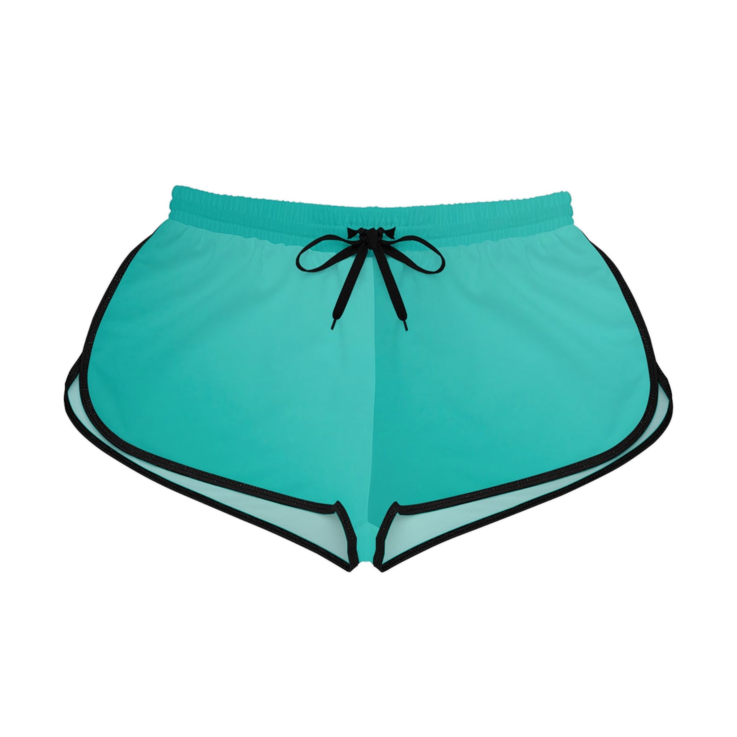 Women's Relaxed Beach Shorts - Soft Aqua Color for Summer Vibes