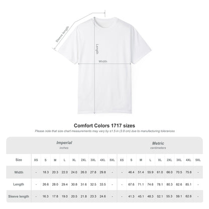 Courage Graphic Tee - Men's Garment-Dyed T-Shirt, Inspirational Shirt, Casual Wear, Gift for Friends, Motivational Apparel