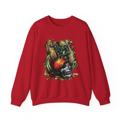 Pirate Themed Crewneck Sweatshirt, Cozy Men's Sweatshirt, Halloween Apparel, Gift for Sailors, Casual Streetwear