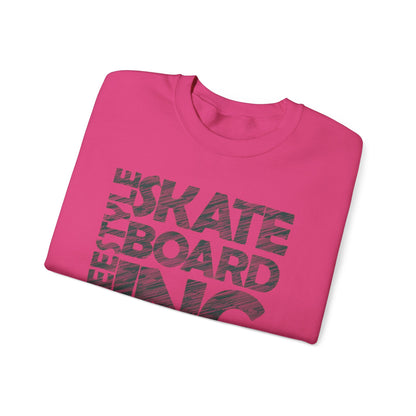 Skateboarding Crewneck Sweatshirt - Men's Heavy Blend™