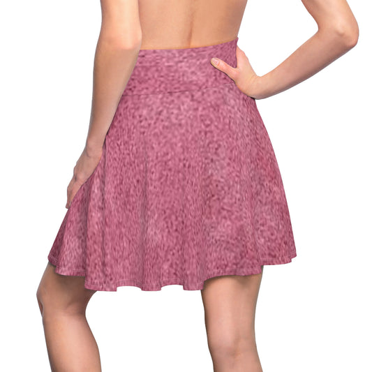 Stylish Women's Skater Skirt - Trendy Pink Design for Casual Outings
