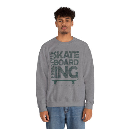 Skateboarding Crewneck Sweatshirt - Men's Heavy Blend™
