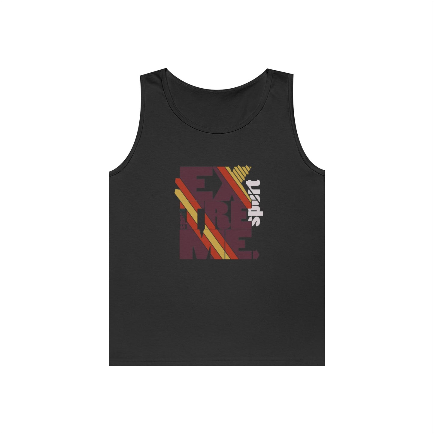 Extreme Vibe Men's Heavy Cotton Tank Top - Perfect for Summer Adventures