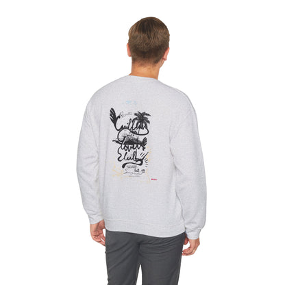 Pirate Themed Crewneck Sweatshirt, Cozy Men's Sweatshirt, Halloween Apparel, Gift for Sailors, Casual Streetwear