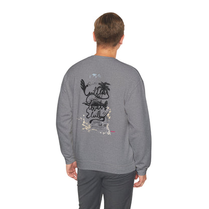 Pirate Themed Crewneck Sweatshirt, Cozy Men's Sweatshirt, Halloween Apparel, Gift for Sailors, Casual Streetwear