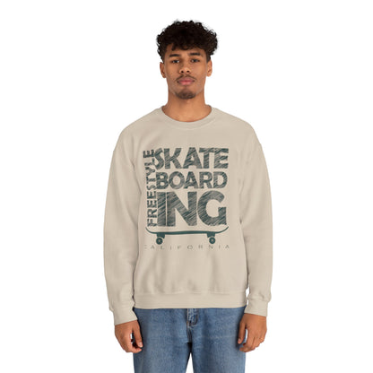 Skateboarding Crewneck Sweatshirt - Men's Heavy Blend™