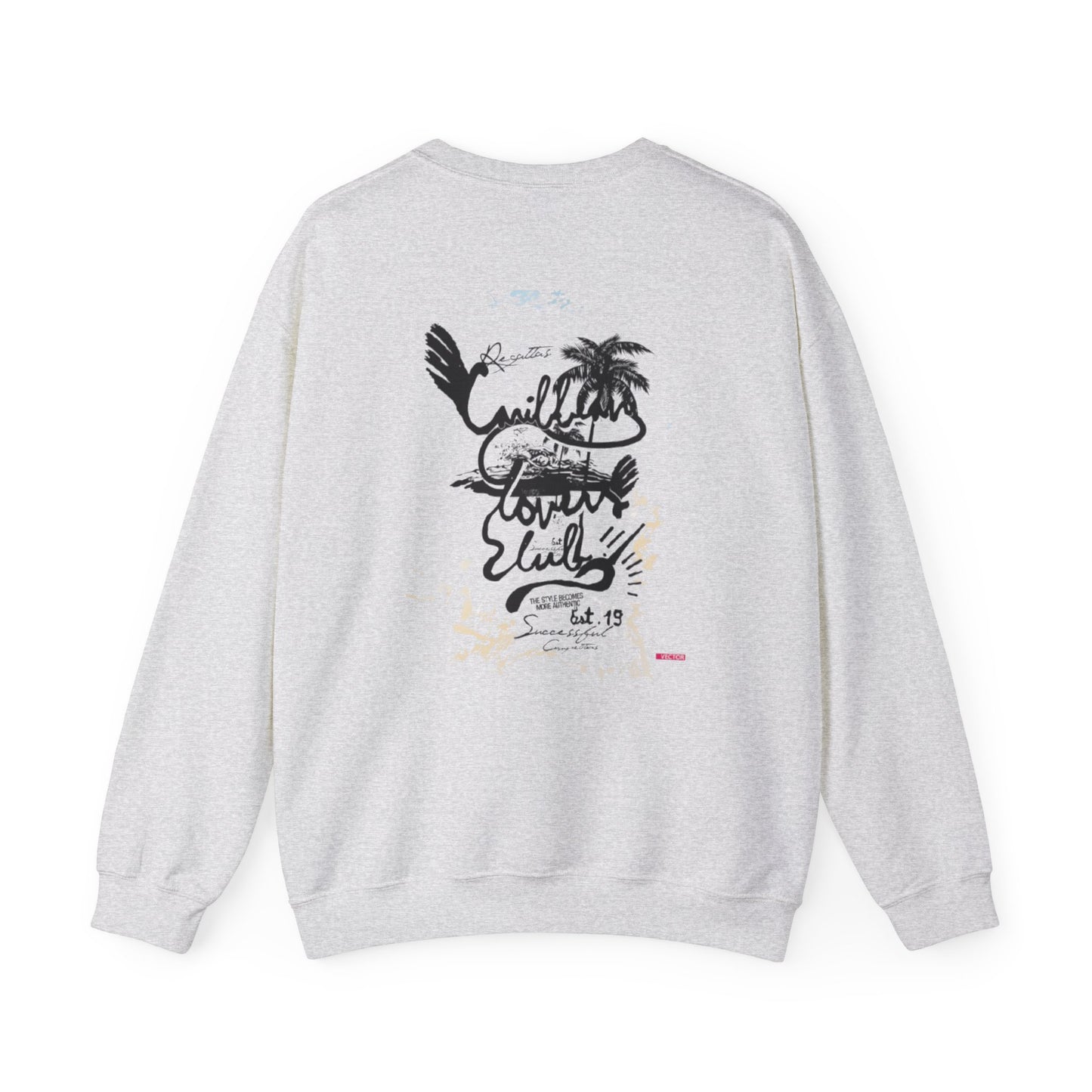 Pirate Themed Crewneck Sweatshirt, Cozy Men's Sweatshirt, Halloween Apparel, Gift for Sailors, Casual Streetwear