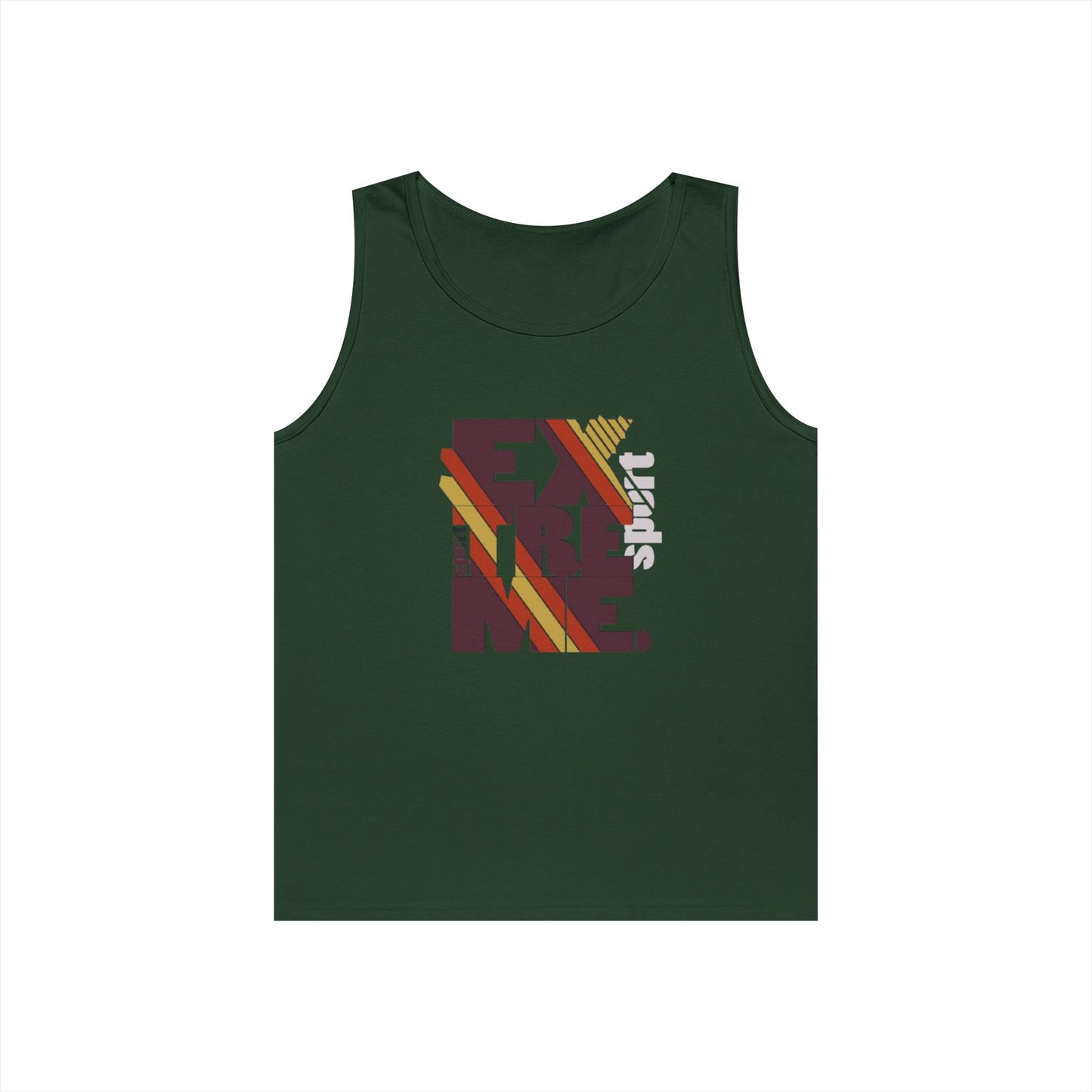 Extreme Vibe Men's Heavy Cotton Tank Top - Perfect for Summer Adventures