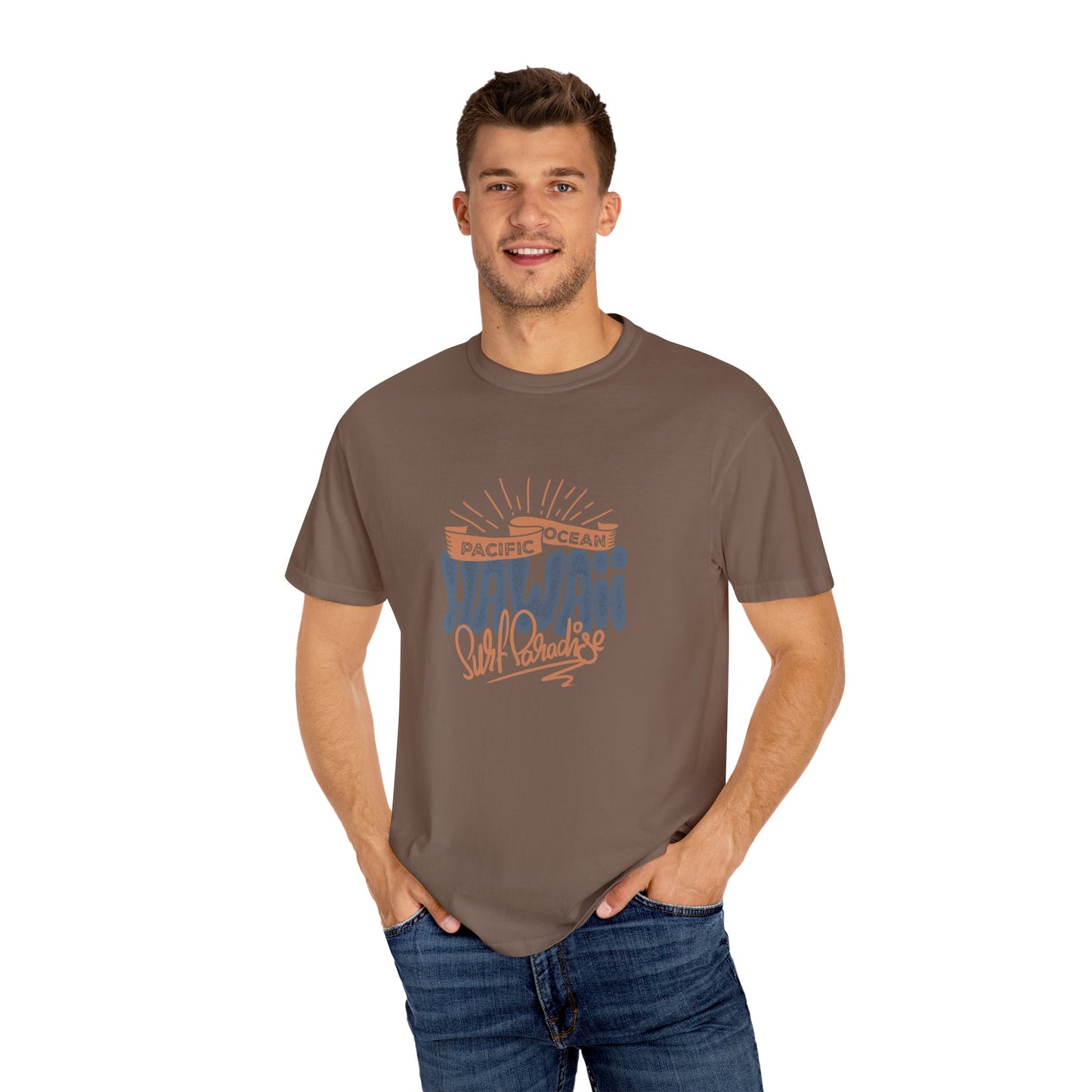 Hawaii Graphic Men's  T-Shirt - Pacific Ocean Surf Vibes