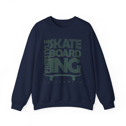 Skateboarding Crewneck Sweatshirt - Men's Heavy Blend™