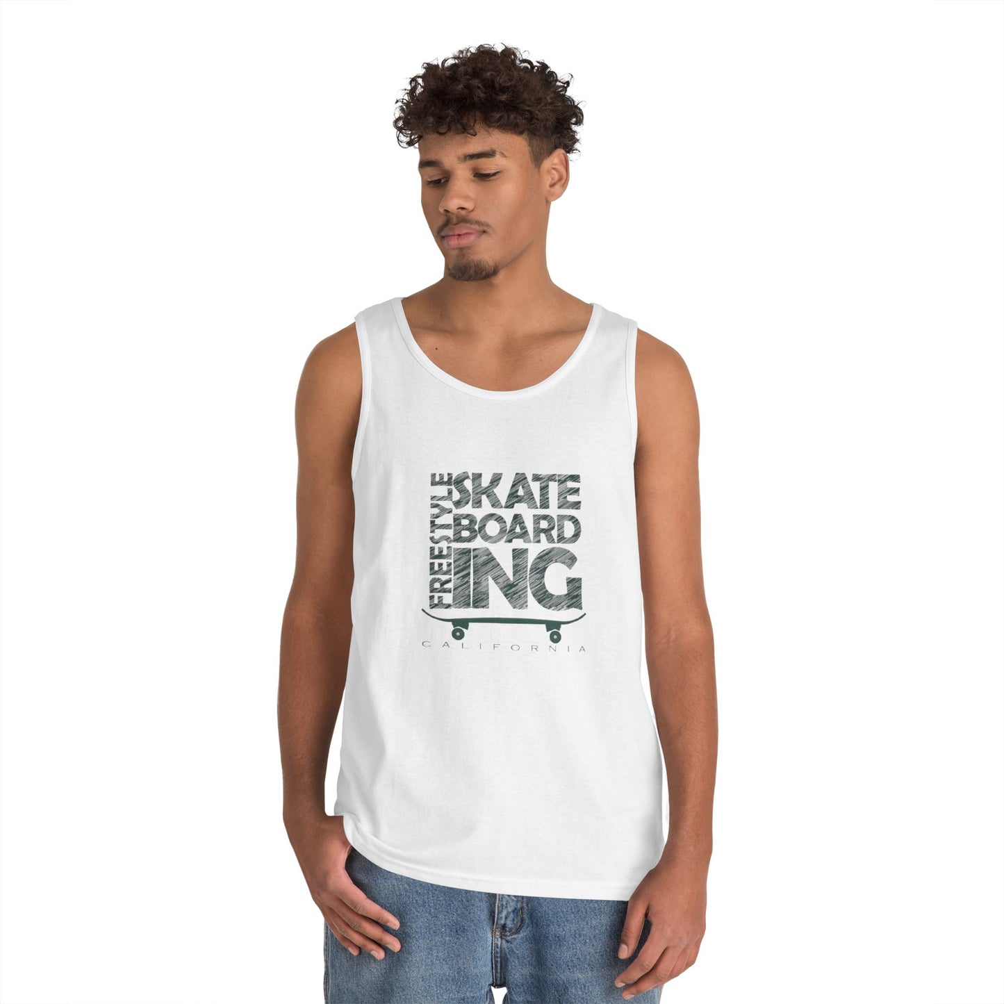 Freestyle Skateboarding Tank Top for Summer Adventures