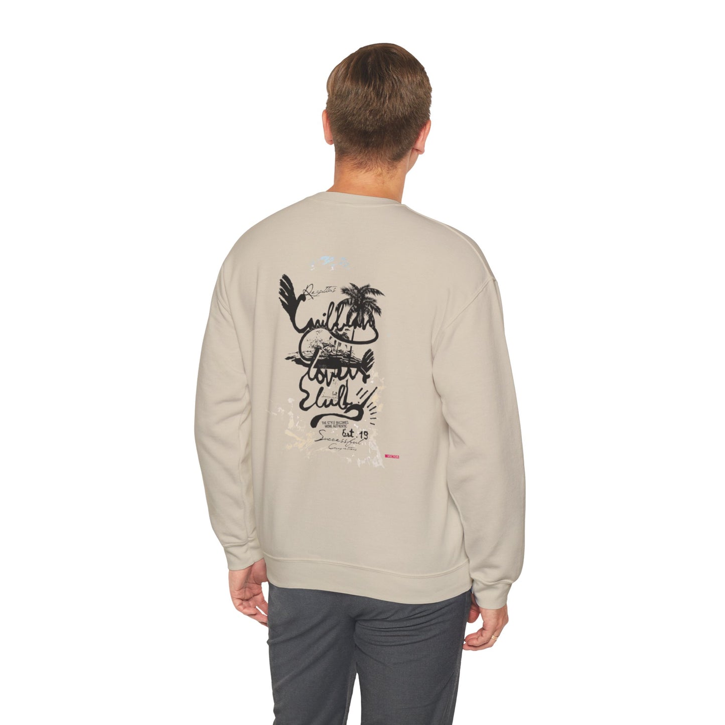 Pirate Themed Crewneck Sweatshirt, Cozy Men's Sweatshirt, Halloween Apparel, Gift for Sailors, Casual Streetwear