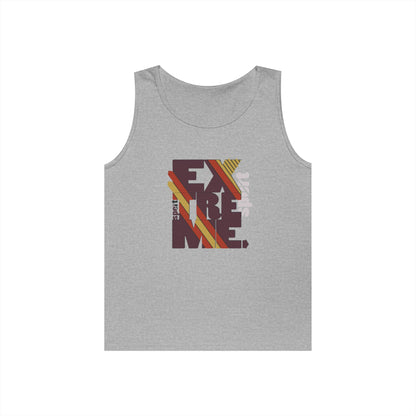 Extreme Vibe Men's Heavy Cotton Tank Top - Perfect for Summer Adventures