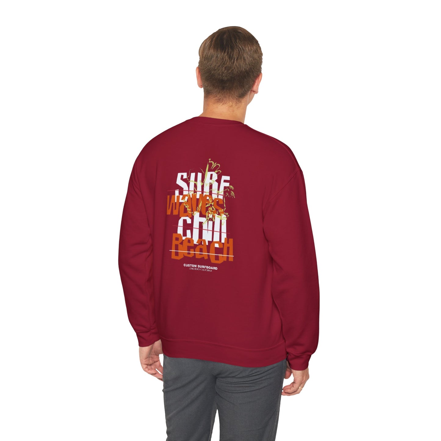 Funny Christmas Santa Crewneck Sweatshirt | Holiday Cheer | Men's