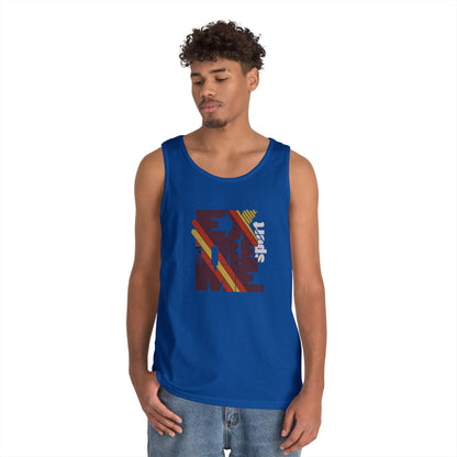 Extreme Vibe Men's Heavy Cotton Tank Top - Perfect for Summer Adventures