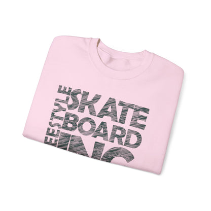 Skateboarding Crewneck Sweatshirt - Men's Heavy Blend™