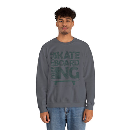Skateboarding Crewneck Sweatshirt - Men's Heavy Blend™