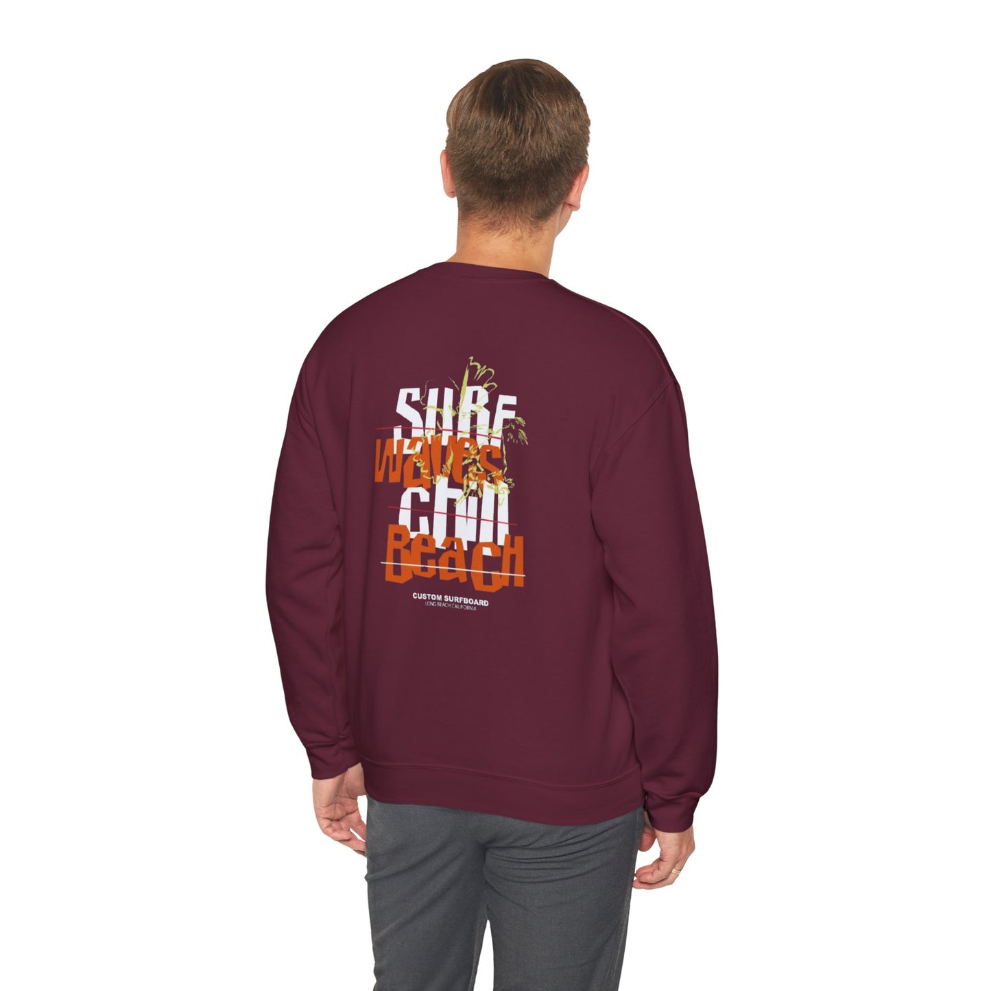 Funny Christmas Santa Crewneck Sweatshirt | Holiday Cheer | Men's
