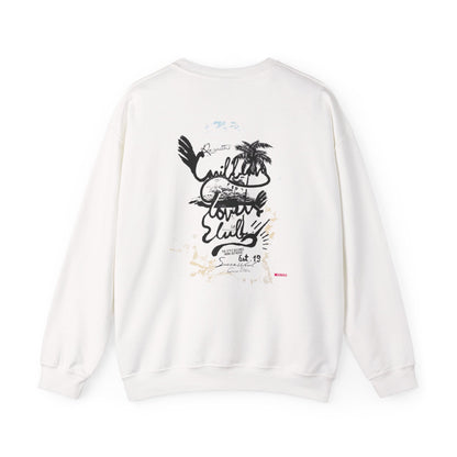 Pirate Themed Crewneck Sweatshirt, Cozy Men's Sweatshirt, Halloween Apparel, Gift for Sailors, Casual Streetwear