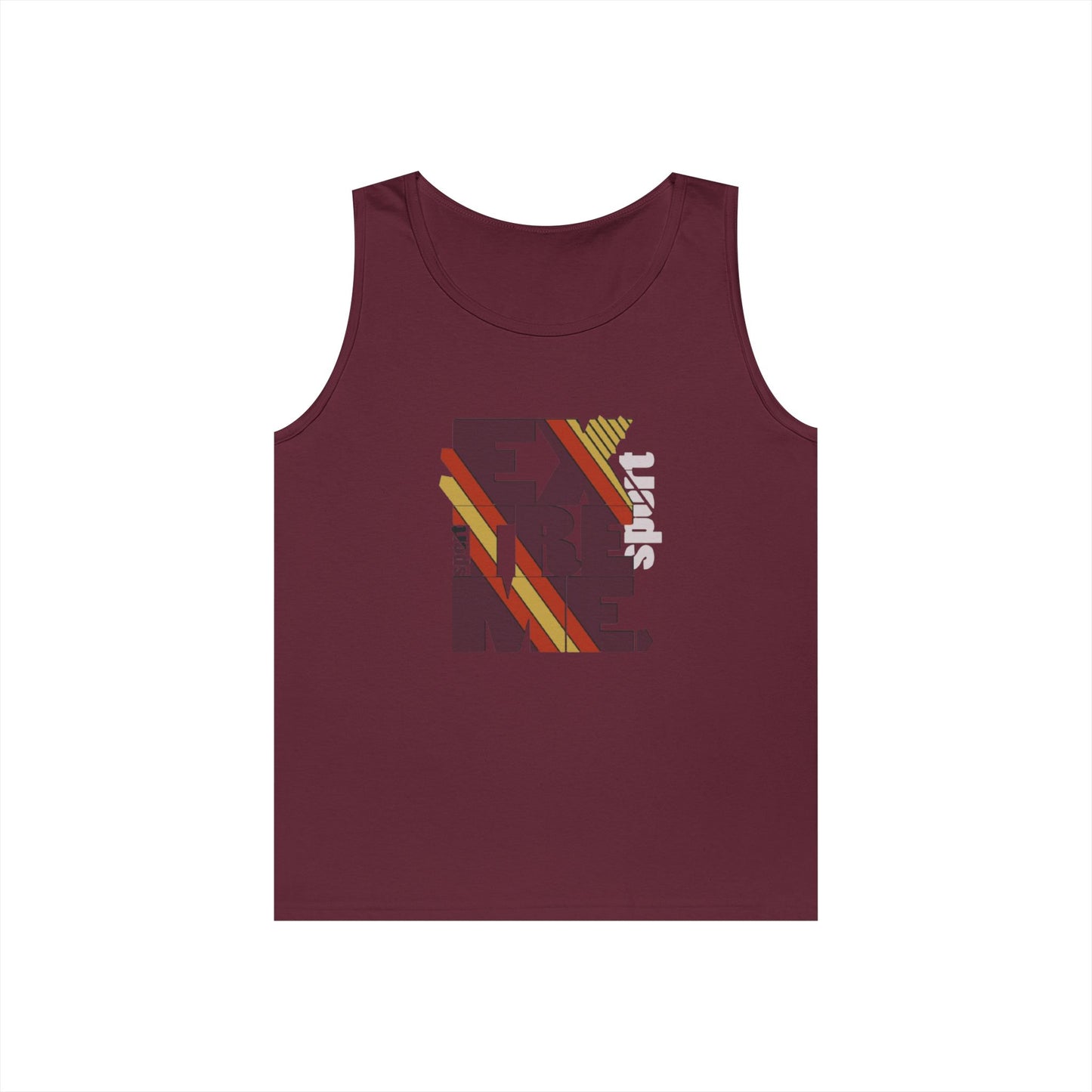 Extreme Vibe Men's Heavy Cotton Tank Top - Perfect for Summer Adventures