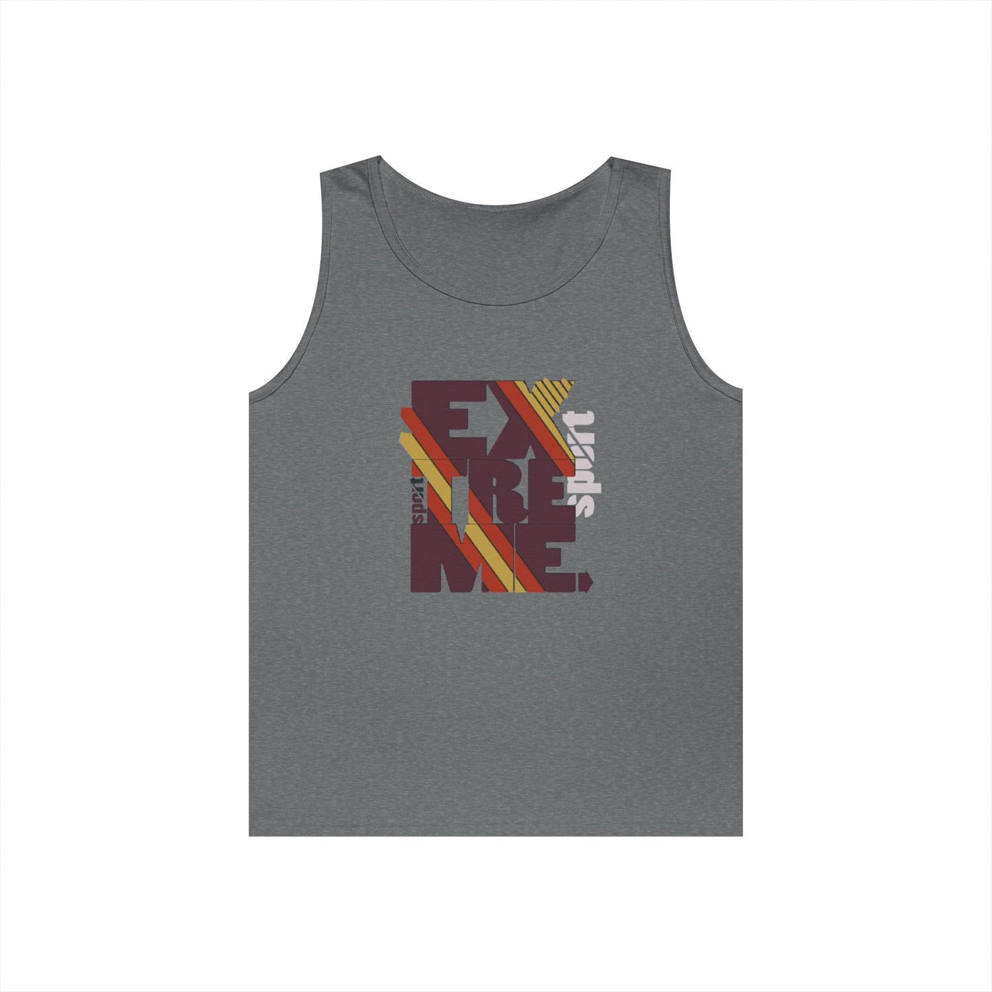 Extreme Vibe Men's Heavy Cotton Tank Top - Perfect for Summer Adventures
