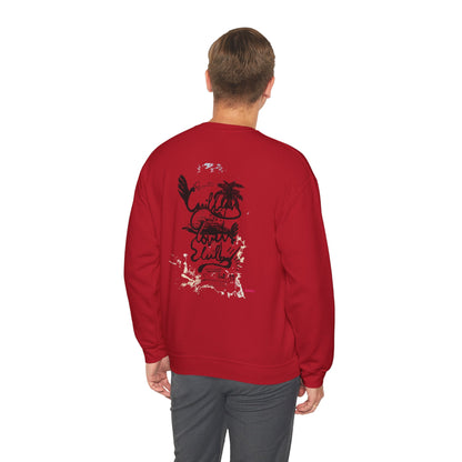 Pirate Themed Crewneck Sweatshirt, Cozy Men's Sweatshirt, Halloween Apparel, Gift for Sailors, Casual Streetwear