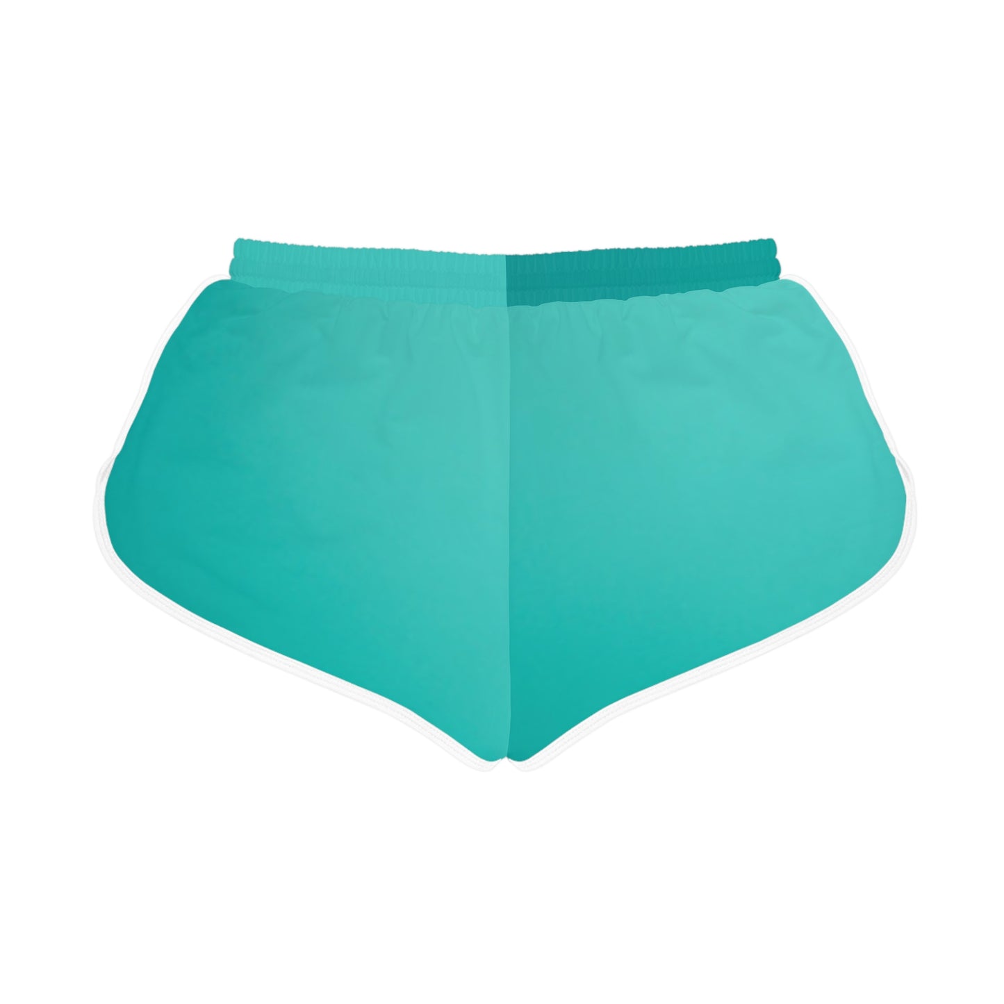 Women's Relaxed Beach Shorts - Soft Aqua Color for Summer Vibes