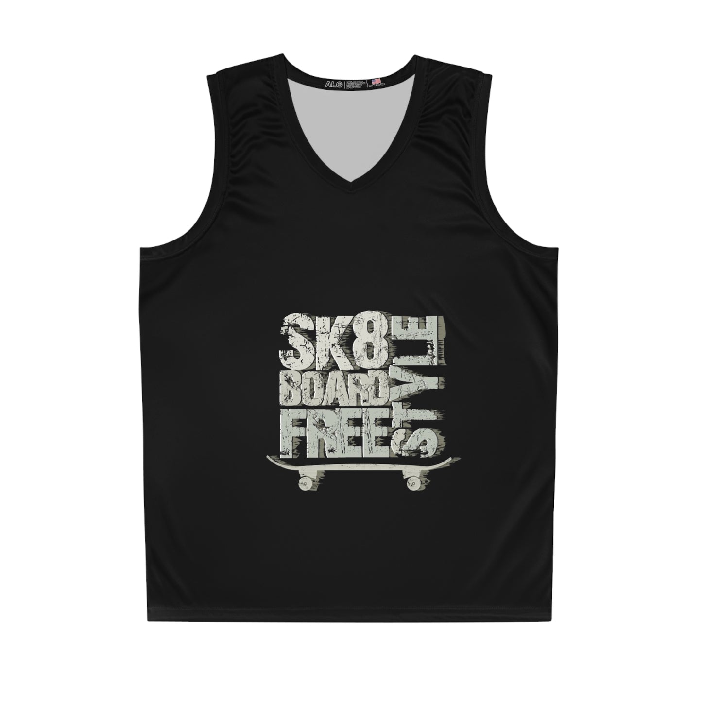 Skateboard Inspired Basketball Jersey - Free Style Vibe for Sports Lovers