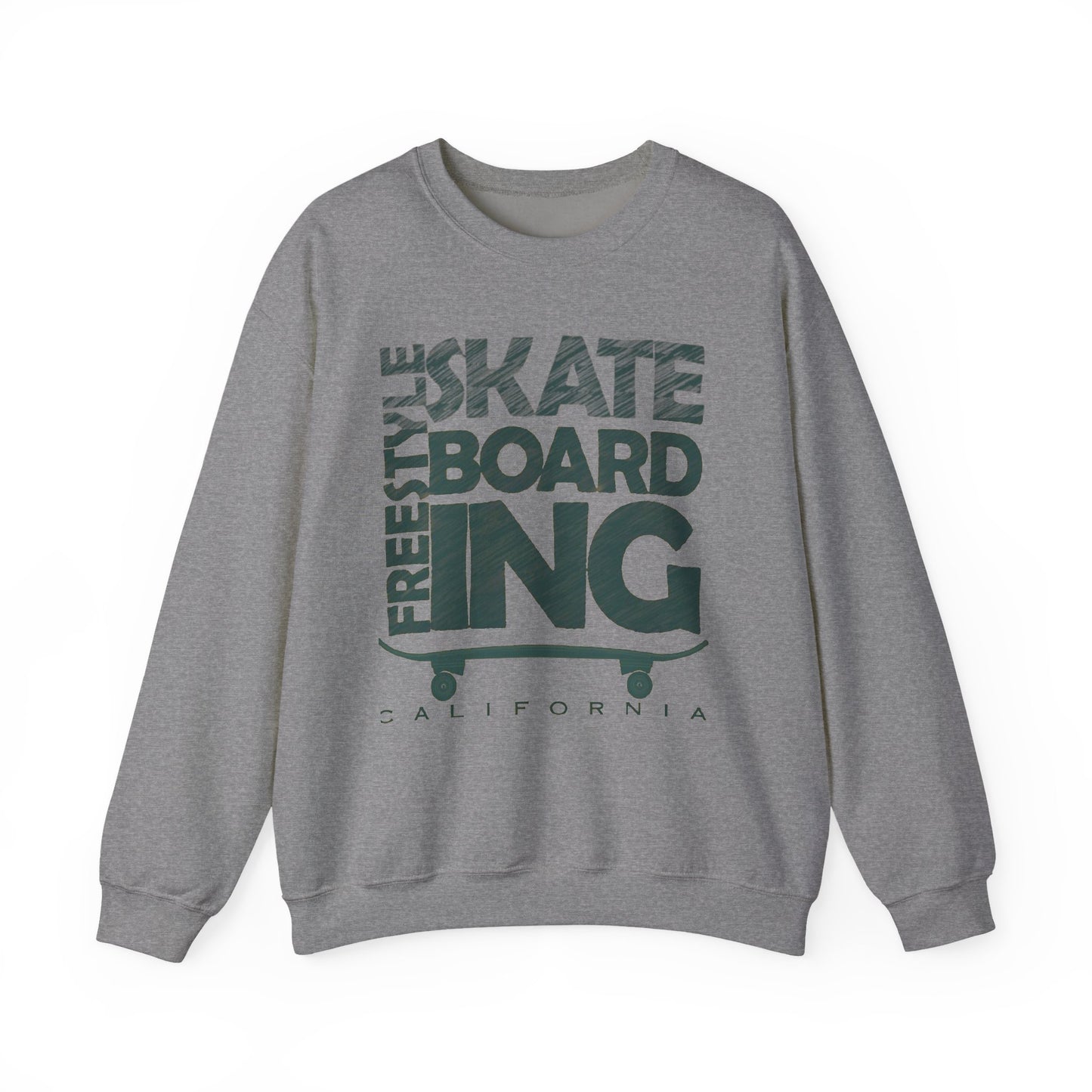 Skateboarding Crewneck Sweatshirt - Men's Heavy Blend™