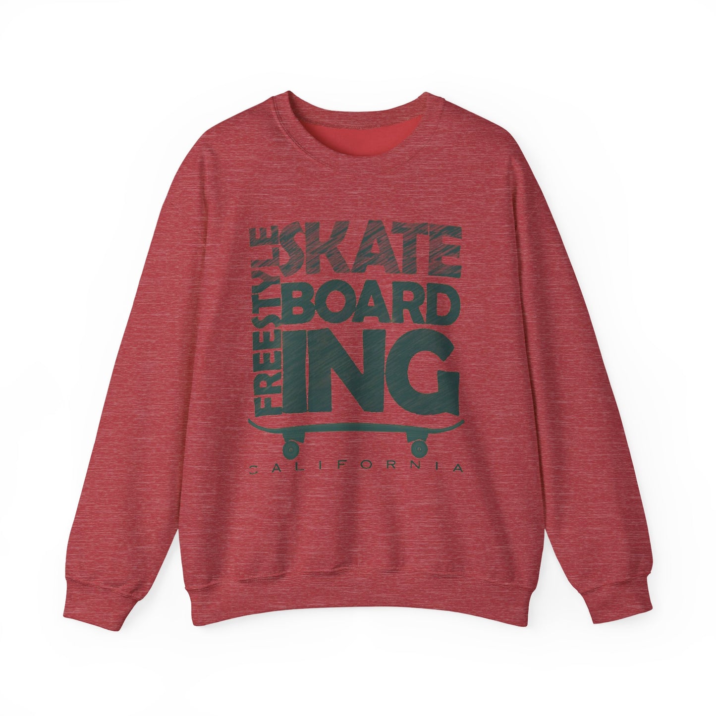 Skateboarding Crewneck Sweatshirt - Men's Heavy Blend™