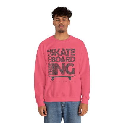Skateboarding Crewneck Sweatshirt - Men's Heavy Blend™