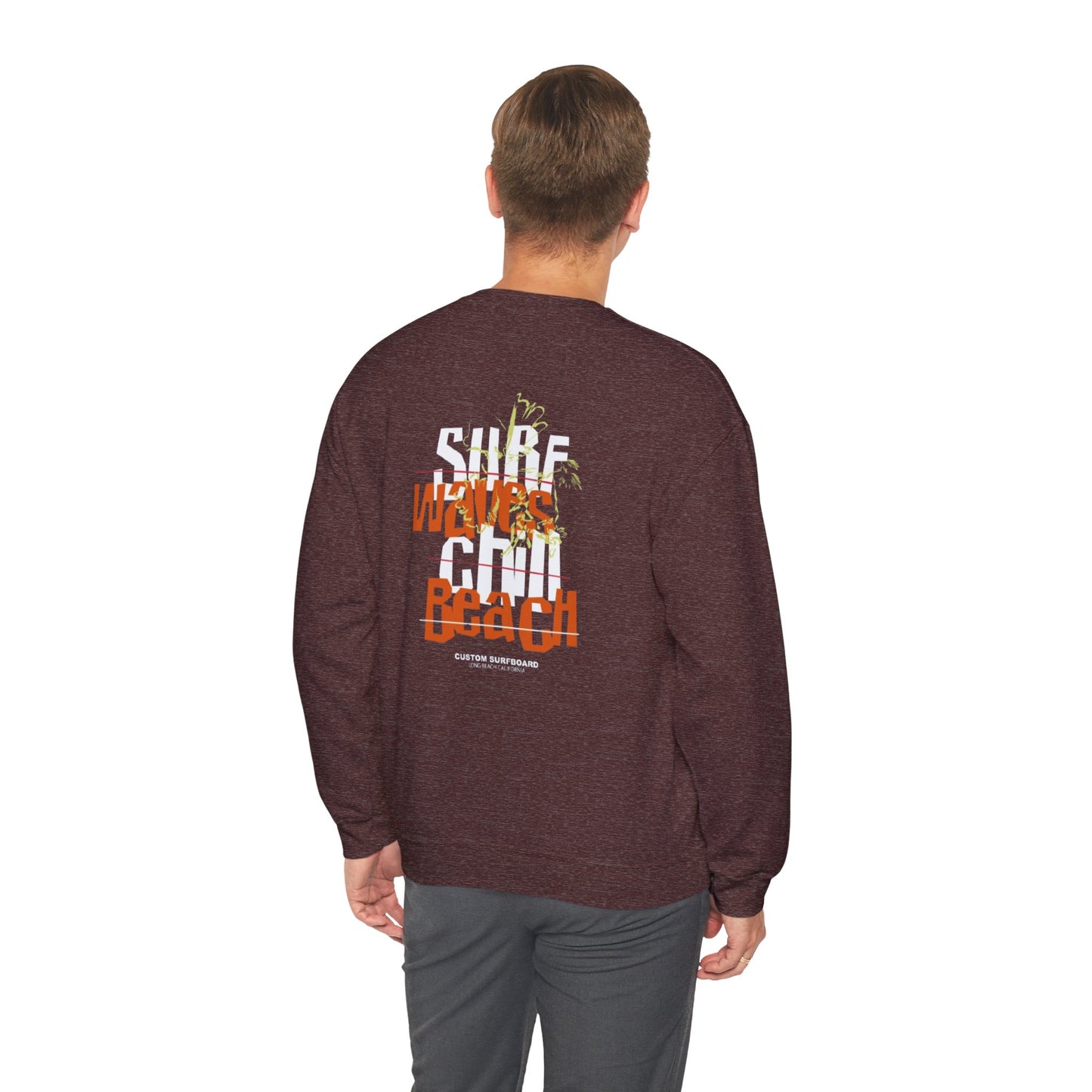 Funny Christmas Santa Crewneck Sweatshirt | Holiday Cheer | Men's