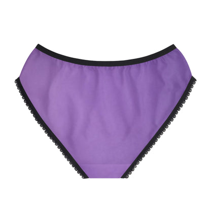 Lavender Lace-Trimmed Women's Briefs for Comfort and Style