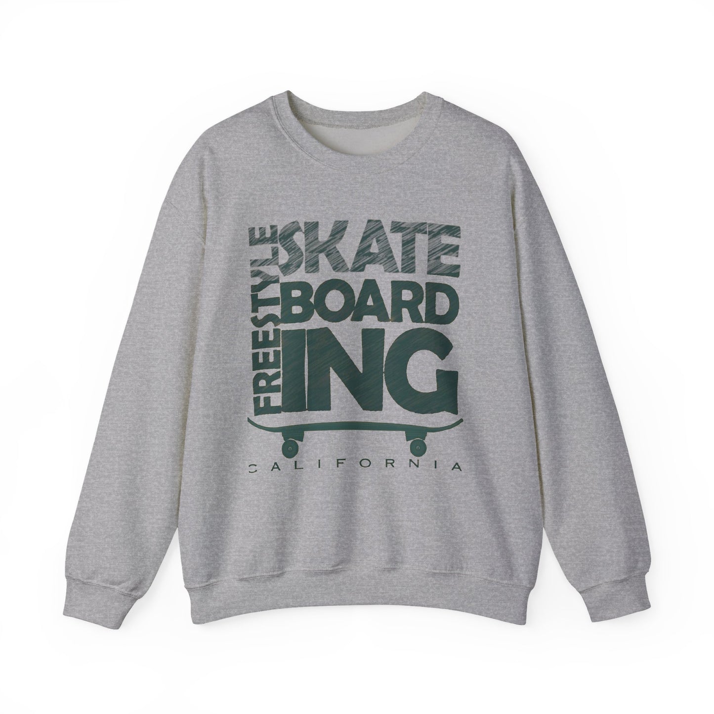 Skateboarding Crewneck Sweatshirt - Men's Heavy Blend™