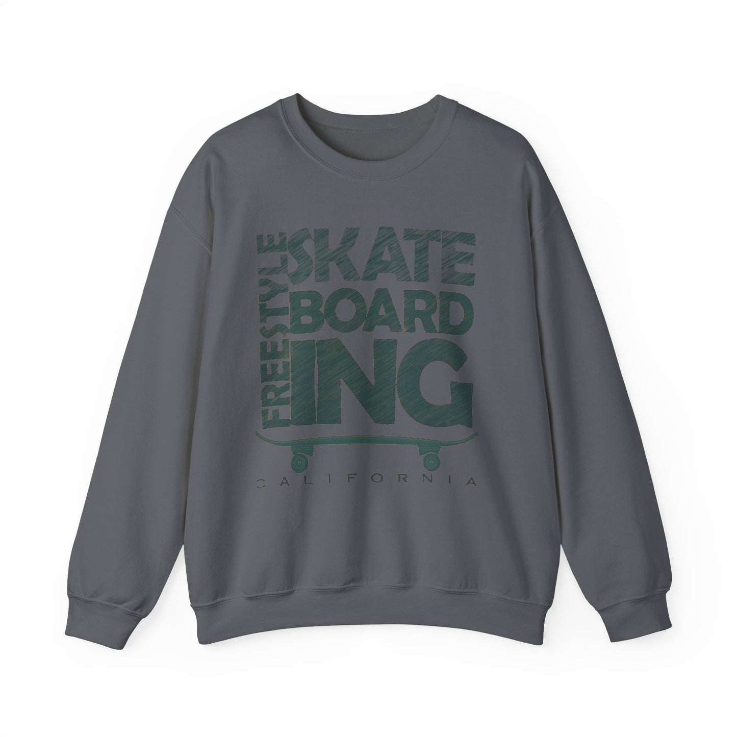 Skateboarding Crewneck Sweatshirt - Men's Heavy Blend™