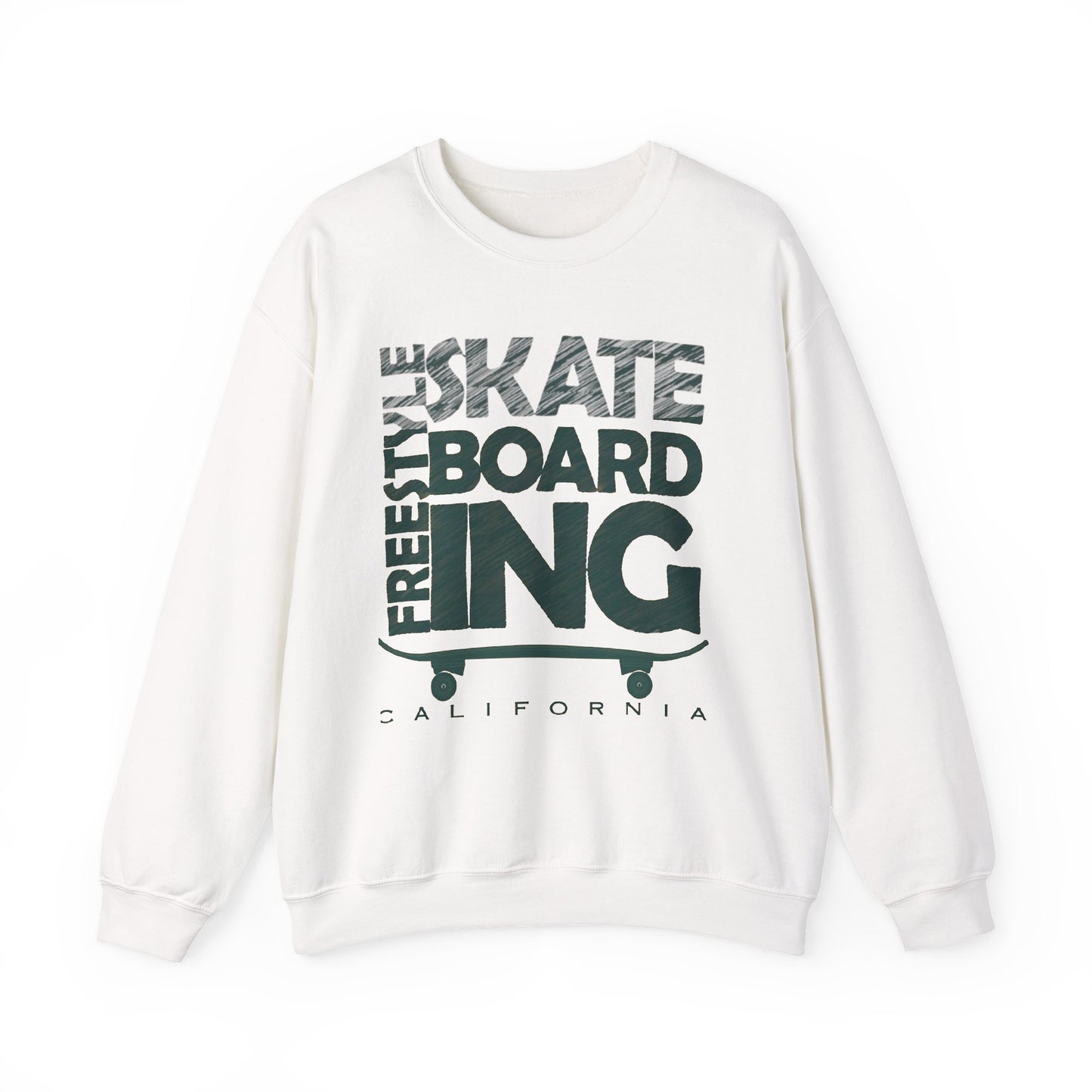Skateboarding Crewneck Sweatshirt - Men's Heavy Blend™
