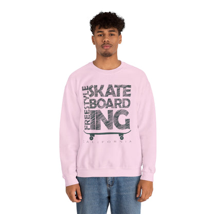 Skateboarding Crewneck Sweatshirt - Men's Heavy Blend™