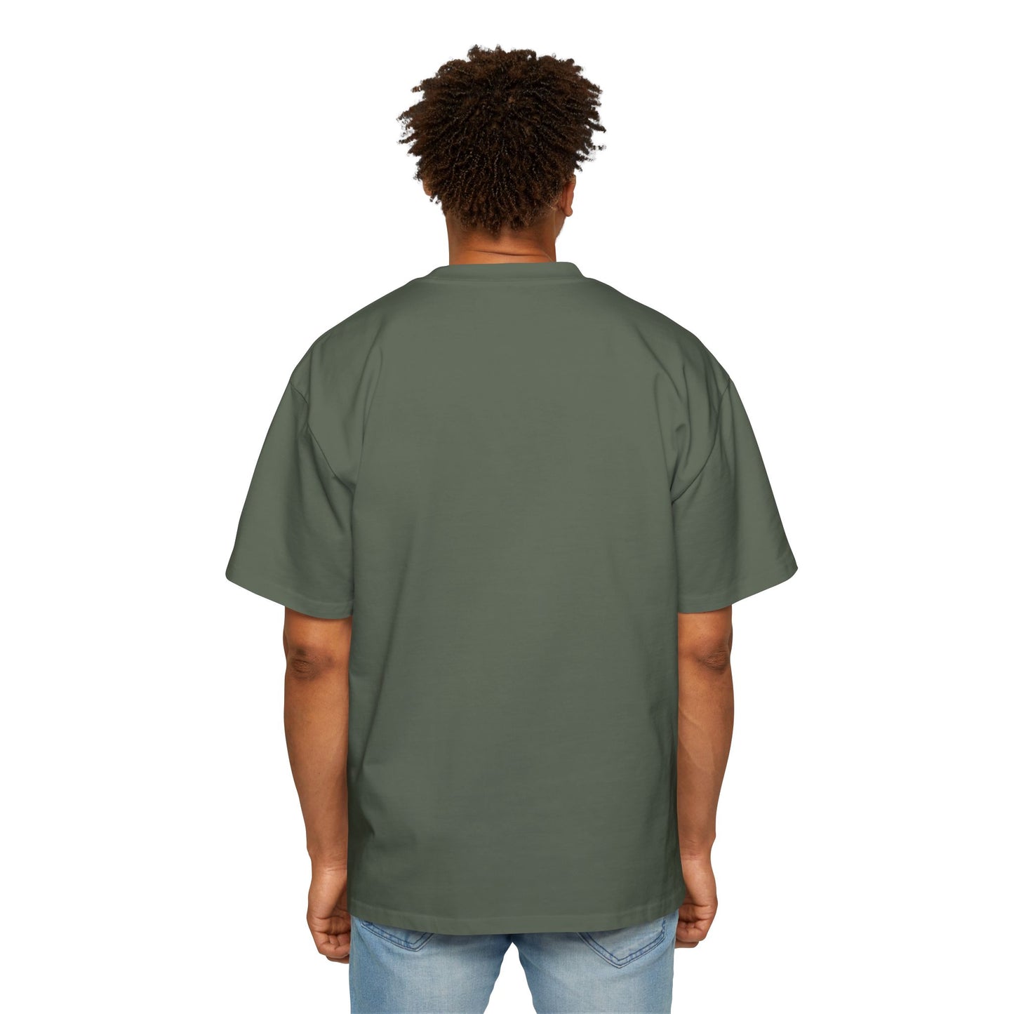 Surf Vibes Men's Heavy Oversized Tee - Perfect for Beach Days & Casual Outings