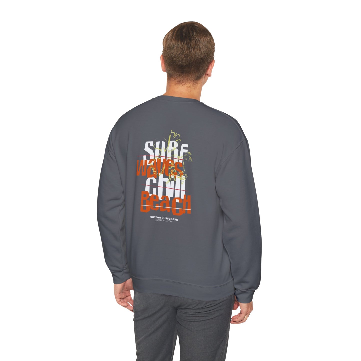 Funny Christmas Santa Crewneck Sweatshirt | Holiday Cheer | Men's