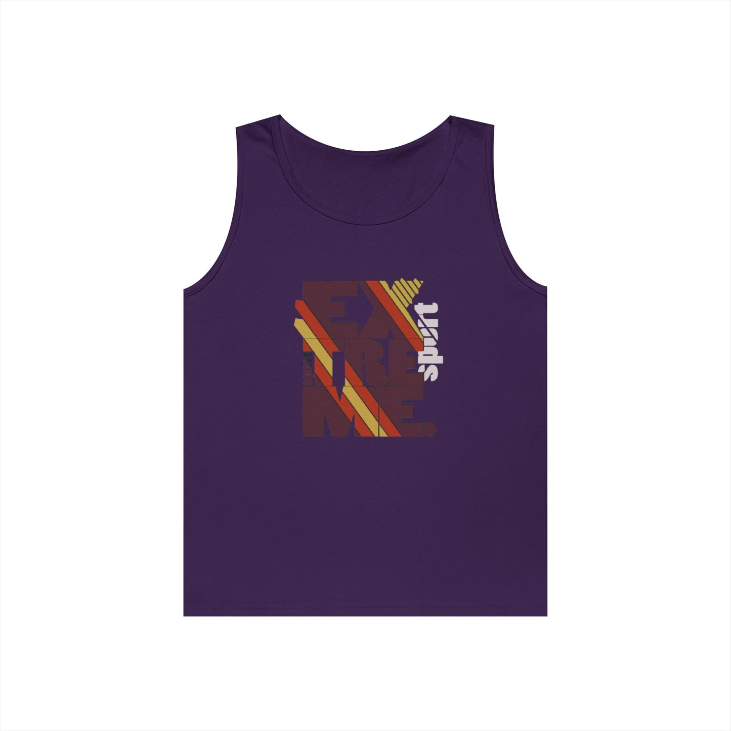 Extreme Vibe Men's Heavy Cotton Tank Top - Perfect for Summer Adventures
