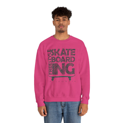 Skateboarding Crewneck Sweatshirt - Men's Heavy Blend™