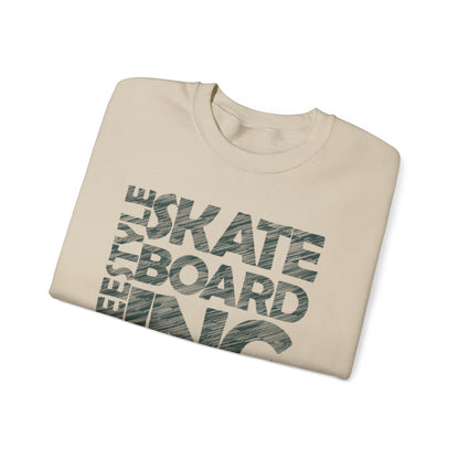 Skateboarding Crewneck Sweatshirt - Men's Heavy Blend™
