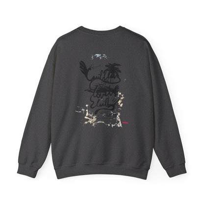 Pirate Themed Crewneck Sweatshirt, Cozy Men's Sweatshirt, Halloween Apparel, Gift for Sailors, Casual Streetwear