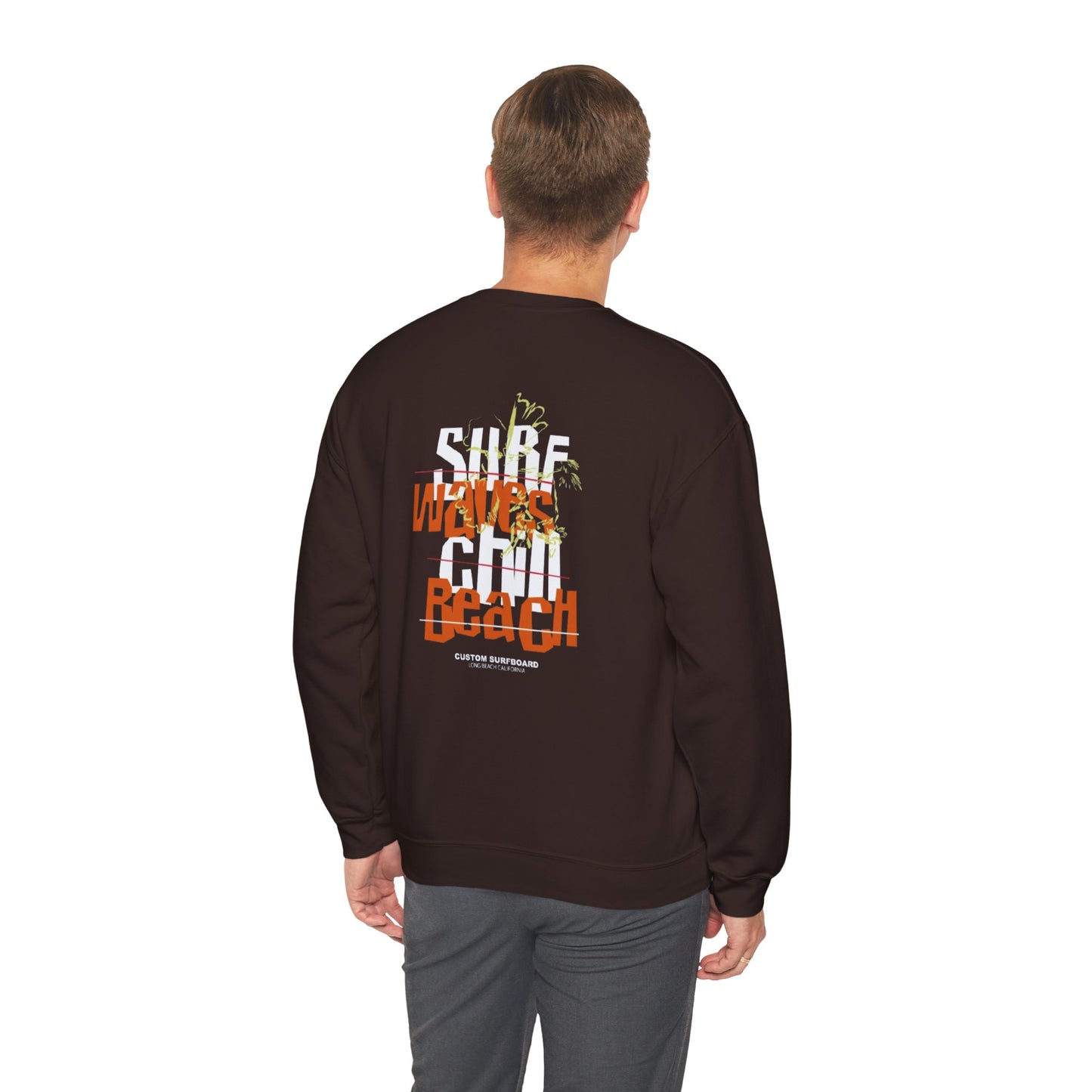 Funny Christmas Santa Crewneck Sweatshirt | Holiday Cheer | Men's