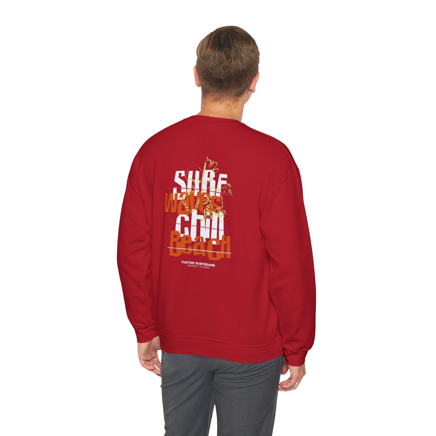 Funny Christmas Santa Crewneck Sweatshirt | Holiday Cheer | Men's
