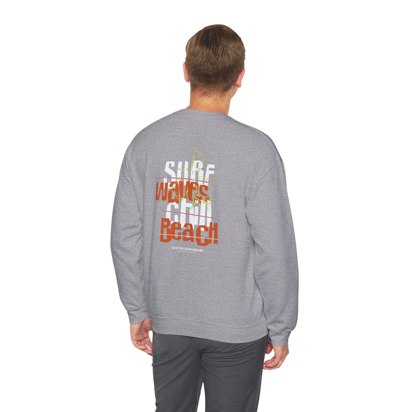 Funny Christmas Santa Crewneck Sweatshirt | Holiday Cheer | Men's