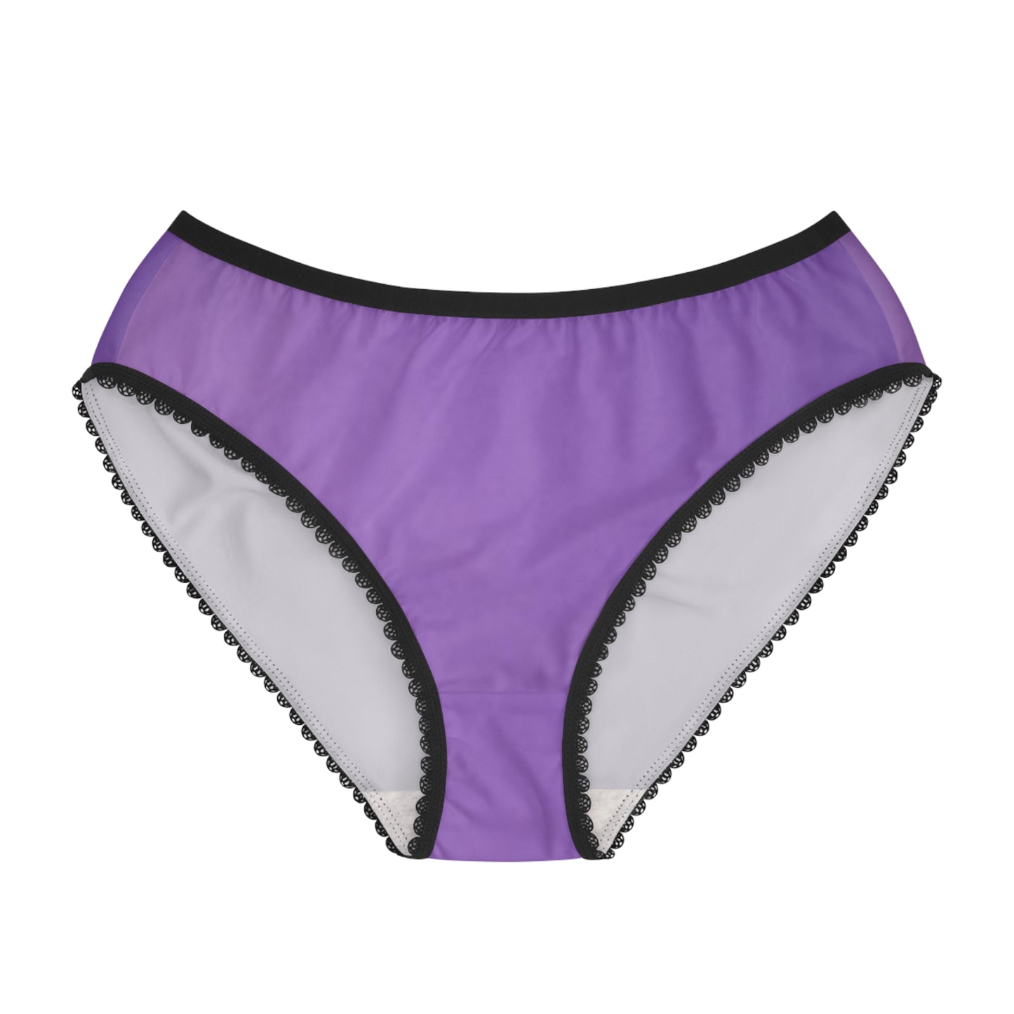 Lavender Lace-Trimmed Women's Briefs for Comfort and Style